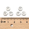 Brass Grade A Rhinestone Spacer Beads RB-A014-Z7mm-28S-3