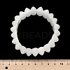Bicone Natural Quartz Crystal Beads Stretch Bracelets for Women Men BJEW-C097-05J-5