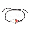 Glass Seed Braided Triangle Braided Bead Bracelet BJEW-MZ00026-01-1
