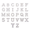 Alphabet Resin Rhinestone Patches DIY-TAC0005-45A-10
