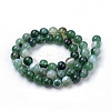 Natural Striped Agate/Banded Agate Beads Strands G-S259-04E-10mm-2