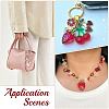 24Pcs 2 Colors Transparent Acrylic Pendants MACR-SC0002-36-5
