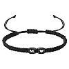 1Pc Adjustable Nylon Cord Braided Bracelets for Women Men BJEW-LP0001-31A-M-1