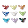 Acrylic Heart & Wings Charms PALLOY-JF03639-1