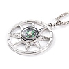 Stainless Steel Box Chain Necklaces NJEW-P304-01C-1