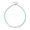 Glass Beads Necklaces NJEW-JN04723-5