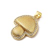 Brass Micro Pave Cubic Zirconia Pendants KK-A266-04H-G-2