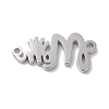 Mother's Day Non-Tarnish 304 Stainless Steel Pendants STAS-C035-01P-2