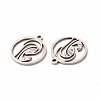 Non-Tarnish 201 Stainless Steel Pendants STAS-E188-12P-3
