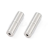 Anti-Tarnish Rhodium Plated 925 Sterling Silver Screw Clasps STER-K173-05P-1
