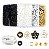 DIY Disc Polymer Clay & CCB Plastic Beads Bracelet Jewelry Kits DIY-YW0009-54-1