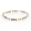 Vintage Style Glass Seed Beaded Stretch Bracelets for Women XA7418-1-1