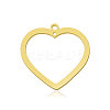 Ion Plating(IP) 201 Stainless Steel Pendants STAS-N090-LA868-2-2