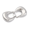 Non-Tarnish Teardrop 304 Stainless Steel Hoop Earring EJEW-H013-09P-2