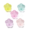 Frosted Transparent Acrylic Beads X-OACR-A032-31-1