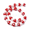 Handmade Evil Eye Lampwork Beads Strands LAMP-S069-01C-2