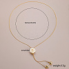 Elegant Hollow Flower Y-Shaped Chain Pendant Lariat Necklaces for Autumn/Winter RX2303-4-2