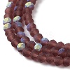 Imitation Jade Glass Beads Strands EGLA-A034-T2mm-MB13-4