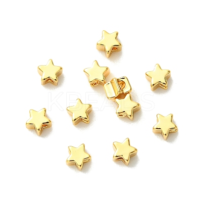 SHEGRACE Brass Star Beads XGRPCU754-299G-1