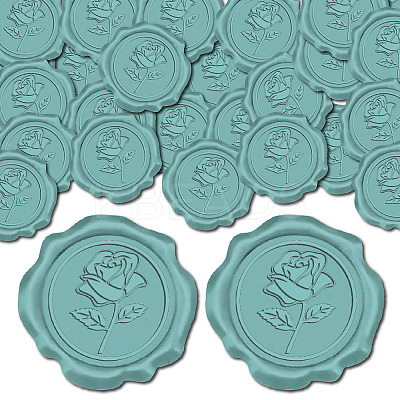 25Pcs Adhesive Wax Seal Stickers DIY-CP0009-11B-10-1