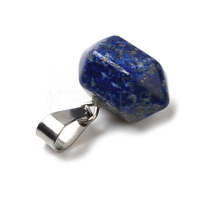 Natural Lapis Lazuli Pointed Pendants G-K335-03P-19-1