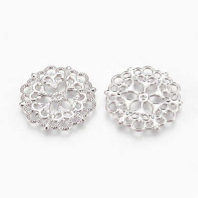 Tibetan Style Filigree Joiners Links TIBE-A11623-P-LF-1
