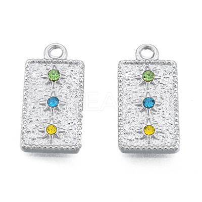304 Stainless Steel Pendants STAS-N098-156P-1