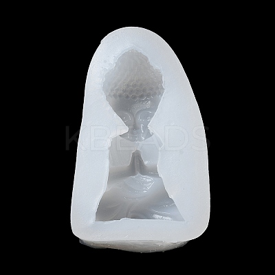 DIY Buddha Figurine Display Statue Silicone Molds DIY-F135-01-1