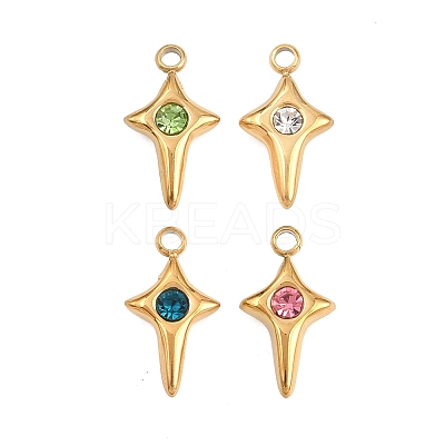 304 Stainless Steel Charms STAS-H241-01G-1