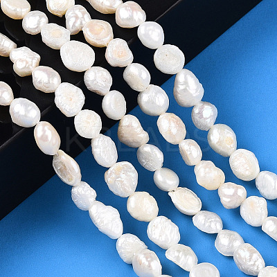 Natural Cultured Freshwater Pearl Beads Strands LS-PEAR-N014-06A-1