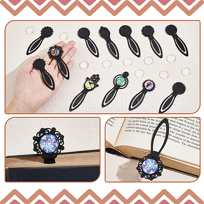 DIY Blank Dome Bookmark Making Kit DIY-NB0007-86-1