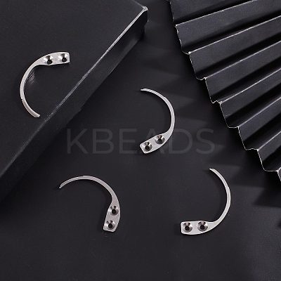 201 Stainless Steel Handheld Detacher Hook Key LS-FIND-WH0038-78P-1