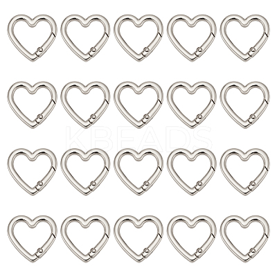 20Pcs Alloy Spring Gate Rings FIND-ME0002-82P-1