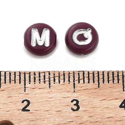 Opaque Acrylic Beads OACR-H046-02F-1