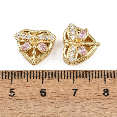 Brass Pave Cubic Zirconia Multi-strand Links ZIRC-F145-04G-02-1