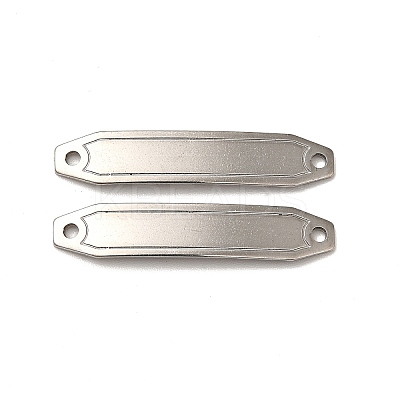 Non-Tarnish 201 Stainless Steel Connector Charms STAS-D244-22P-1