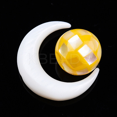 Natural Freshwater Shell Beads SSHEL-N032-51-A02-1