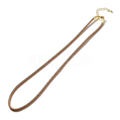 Nylon Milan Cord Necklace Making MAK-M028-01G-12-1