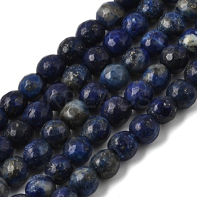 Natural Lapis Lazuli Beads Strands G-D840-38-6mm-1