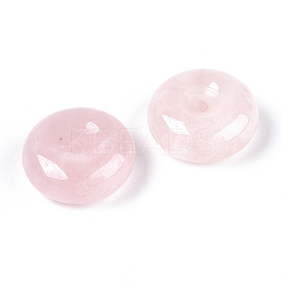Natural Rose Quartz Pendants G-N353-05A-15-1