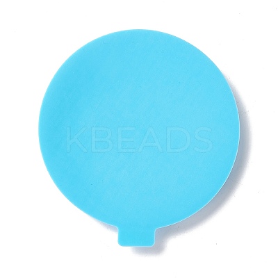 Flat Round Silicone Cup Mat Molds DIY-M039-01-1