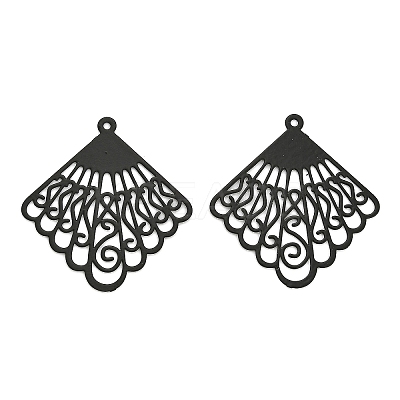 Spray Painted 430 Stainless Steel Pendants STAS-Z116-11-1