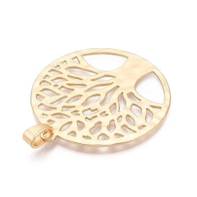 Plating Alloy Big Pendants PALLOY-T090-14G-1