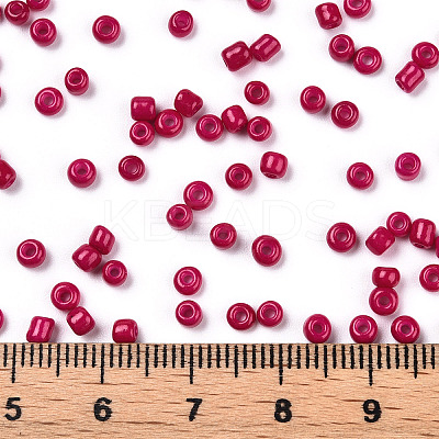 8/0 Baking Paint Glass Seed Beads SEED-R051-07B-03-1