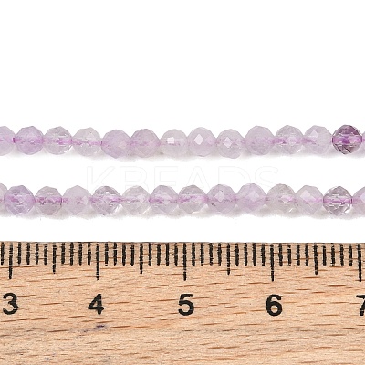 Natural Lavender Amethyst Beads Strands X-G-C127-A03-04-1