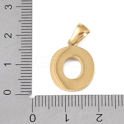 Natural White Shell Alphabet Pendants STAS-M338-02G-O-1
