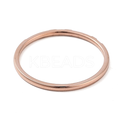 Ion Plating(IP) 304 Stainless Steel Micro Pave Clear Cubic Zirconia Finger Rings RJEW-B068-01C-RG-1