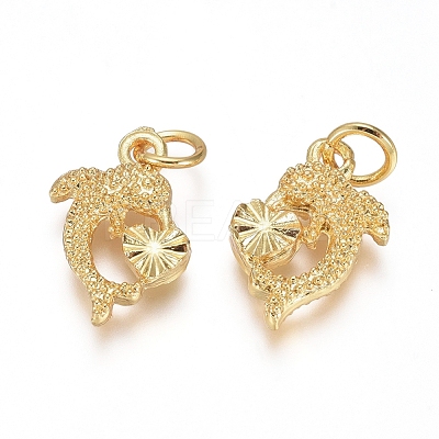 Electroplated Alloy Pendants PALLOY-G267-07G-1