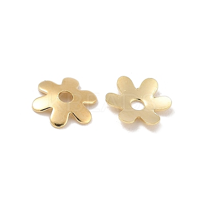 Brass Bead Caps KK-H503-06G-1