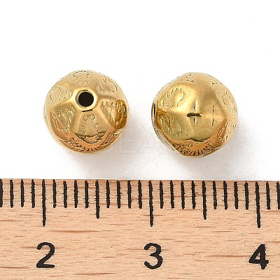 304 Stainless Steel Beads STAS-I203-15G-1